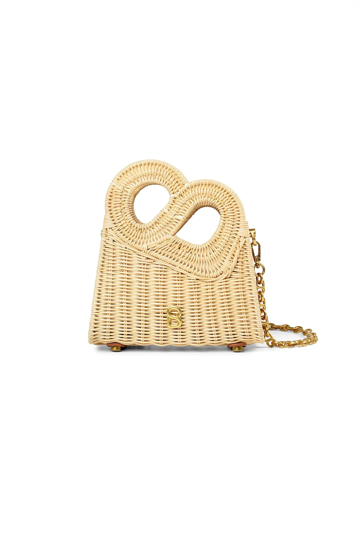 Hold Me Rattan Bag Small - Caramel