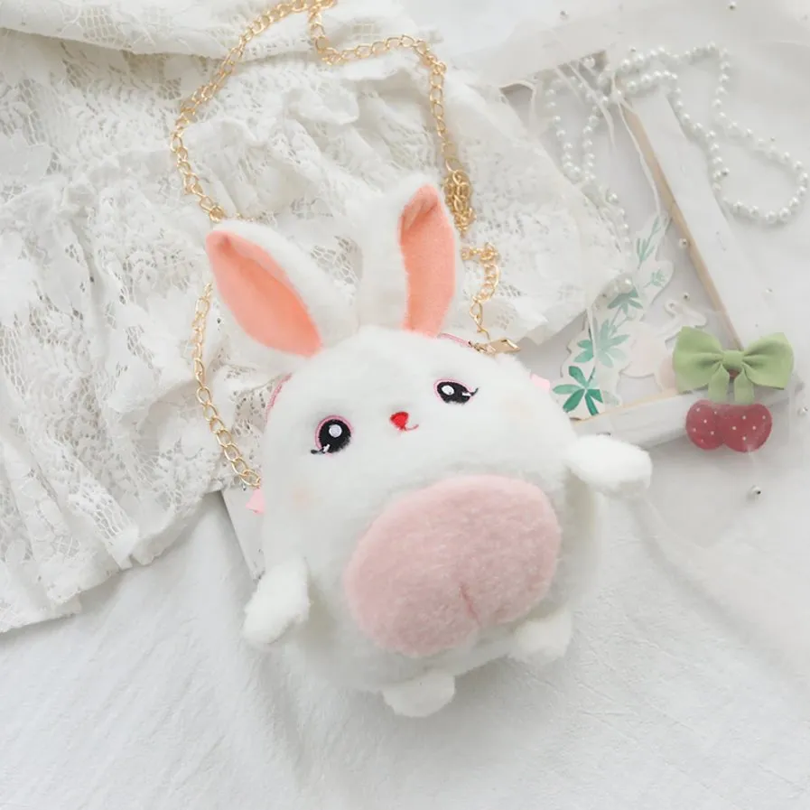 Kawaii Blushing Buddies Plush Backpack - Kawaii Bag