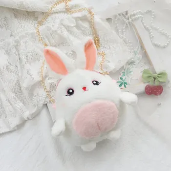 Kawaii Blushing Buddies Plush Backpack - Kawaii Bag