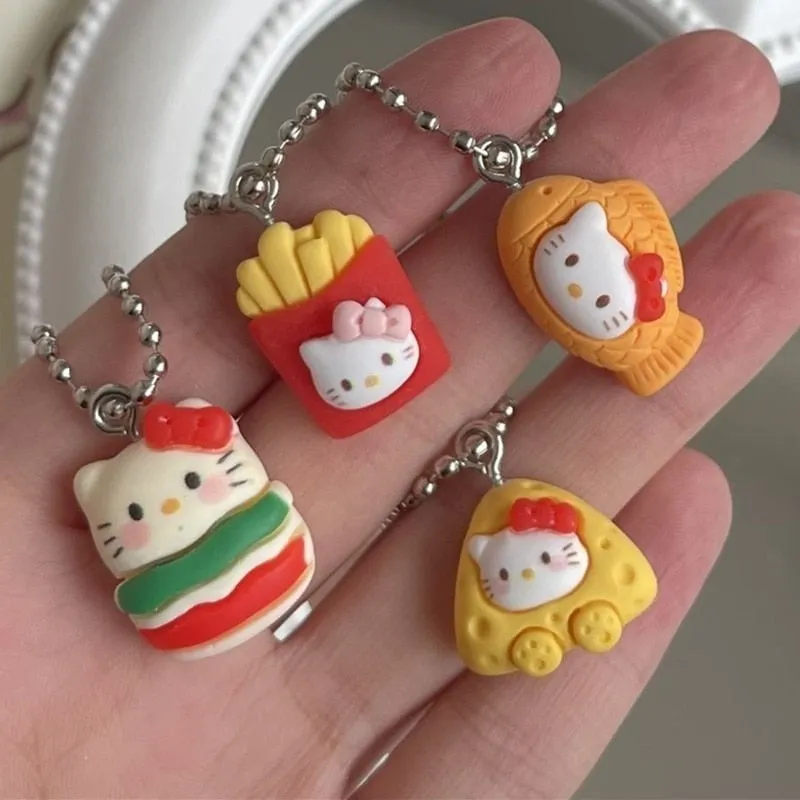Kawaii Fast Food Keychain