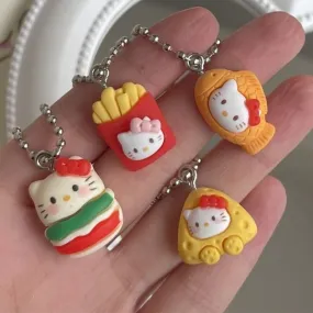 Kawaii Fast Food Keychain