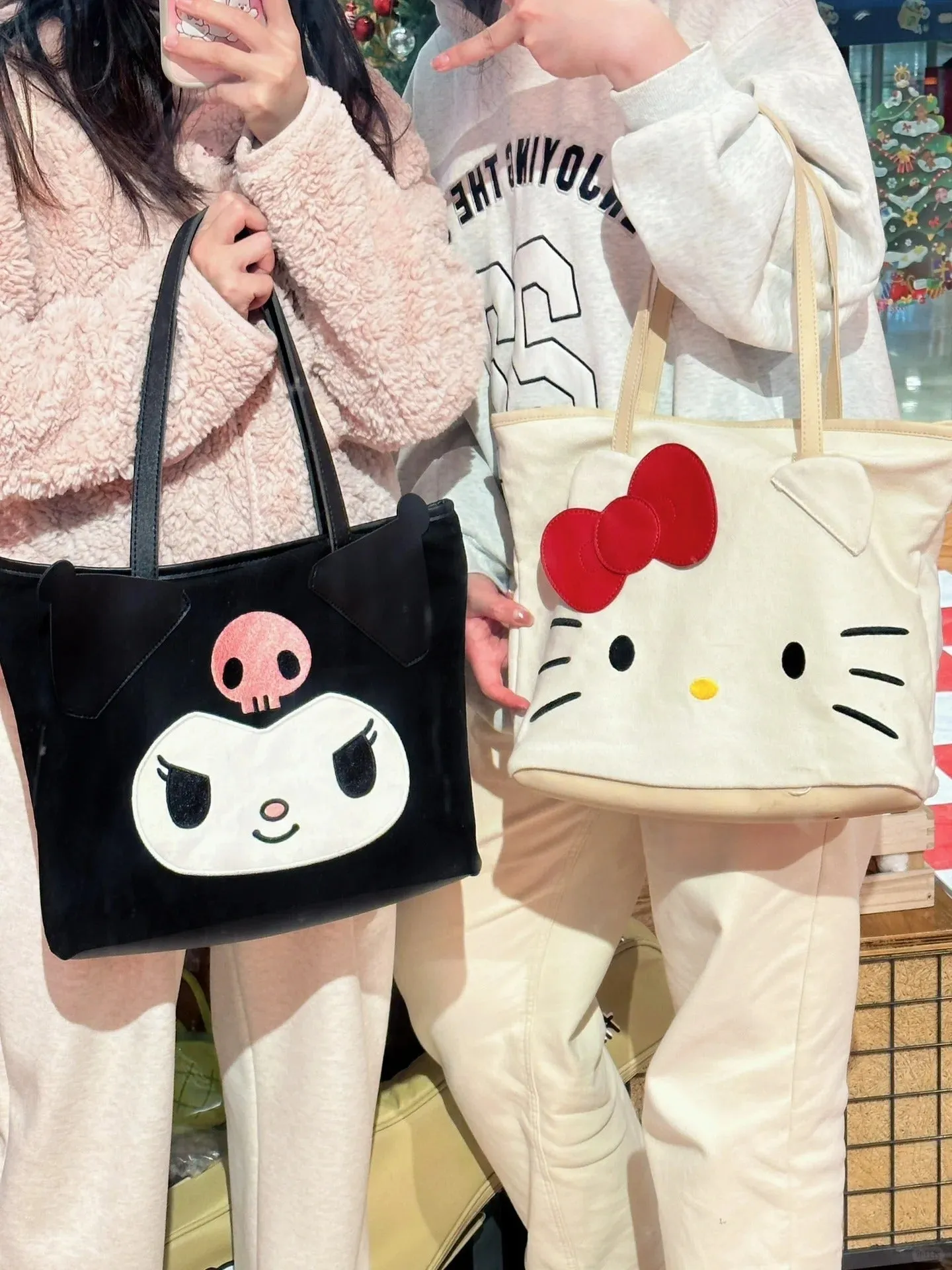 Kitty & Kuro Tote Bag