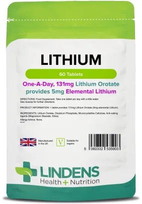 Lithium 5mg Tablets