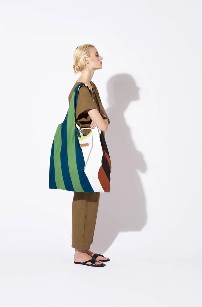 Mapoesie Alto X Large Bag in Lime and Candy