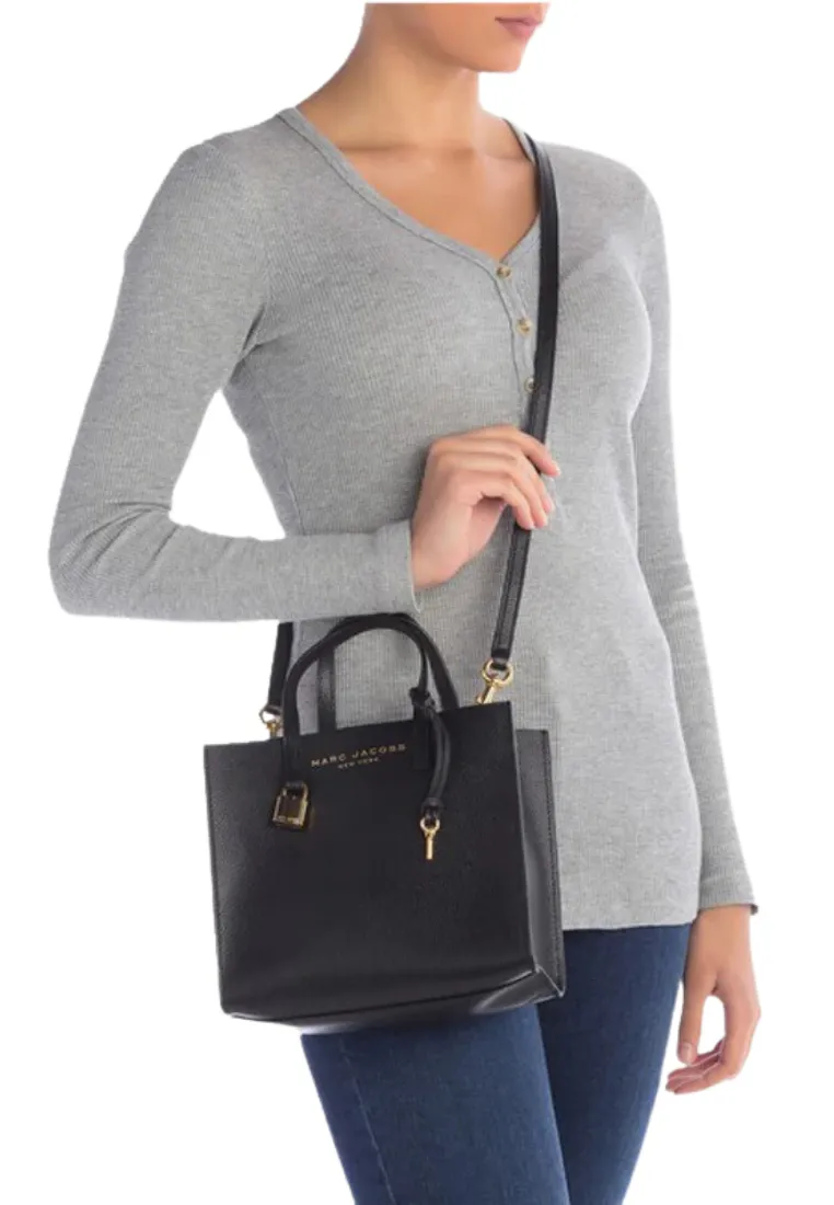 Marc Jacobs Mini The Grind M0015685 Tote Bag In Black