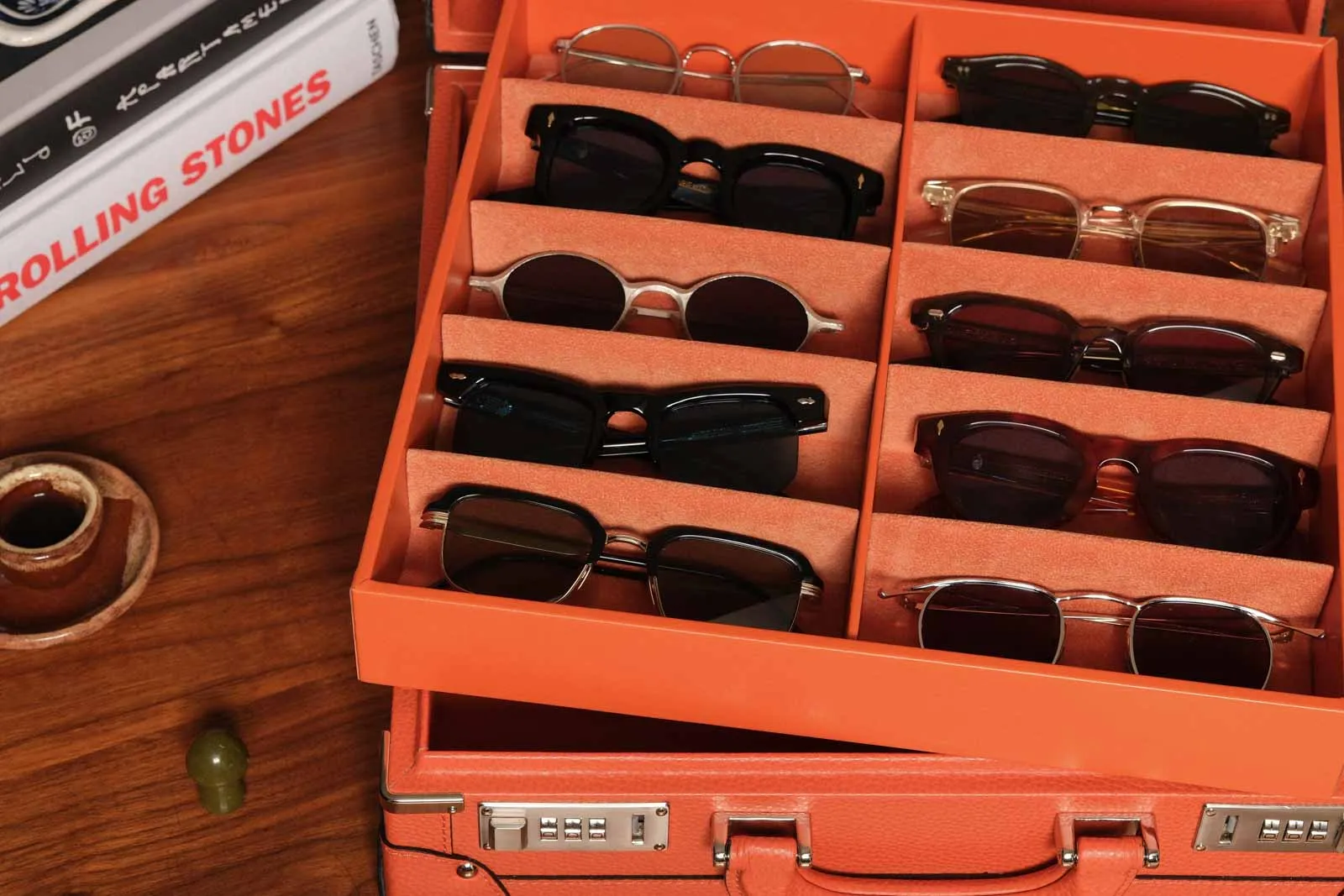 Medium Collectors Briefcase - Continental Orange