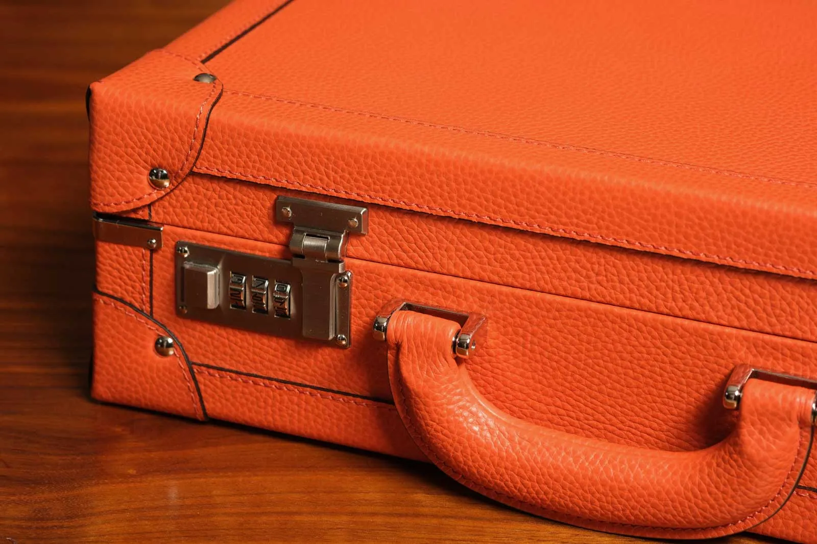 Medium Collectors Briefcase - Continental Orange