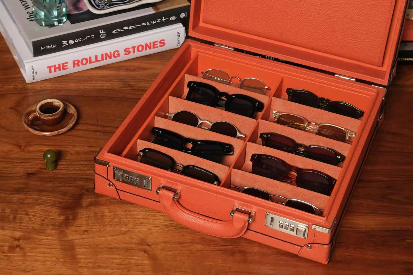 Medium Collectors Briefcase - Continental Orange