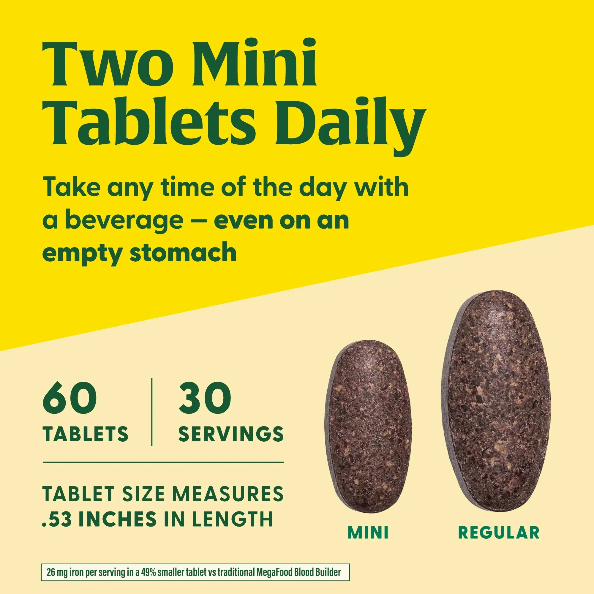 MegaFood Blood Builder Minis 60ct