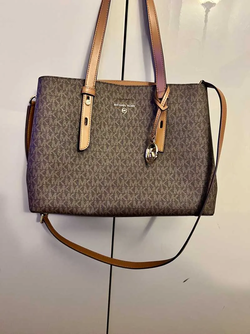 Mel Medium Logo Tote Bag