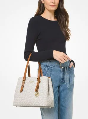 Mel Medium Logo Tote Bag