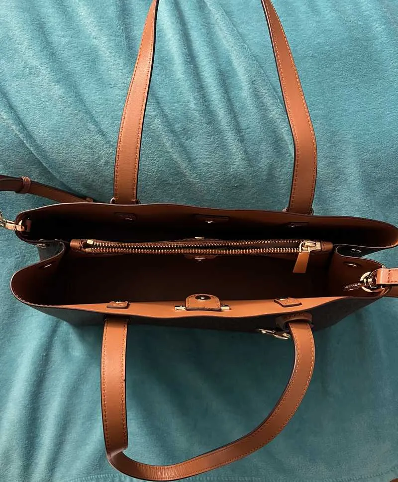 Mel Medium Logo Tote Bag