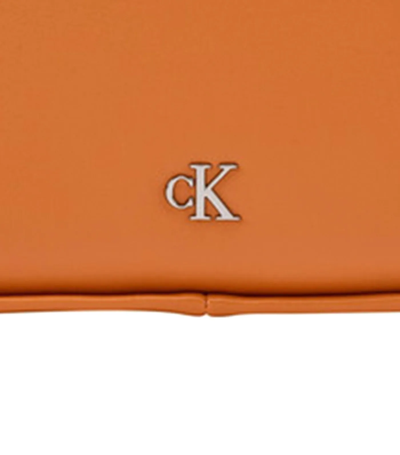 Metal Monogram Mini Block Bag Caramel