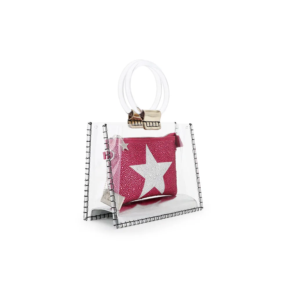MINI MOLLY - FUCHSIA RHINESTONE MULTI