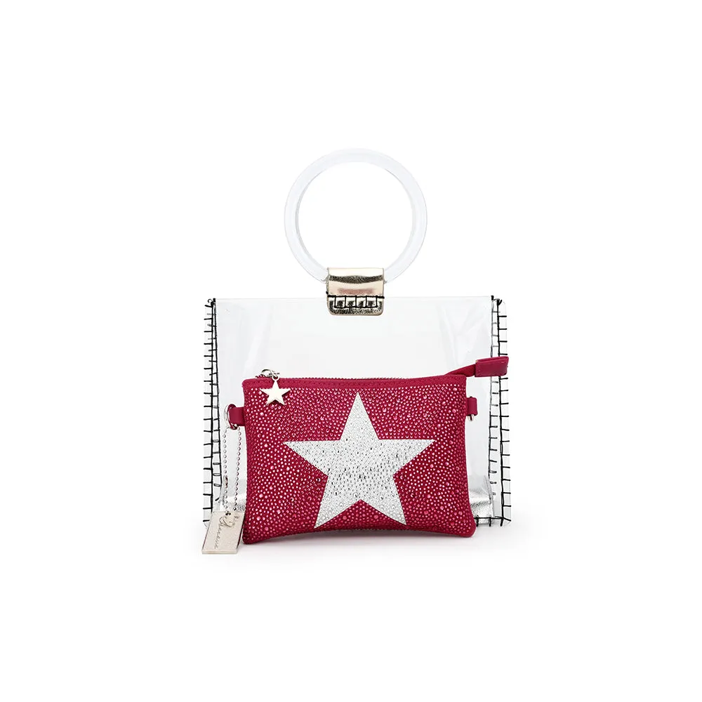 MINI MOLLY - FUCHSIA RHINESTONE MULTI