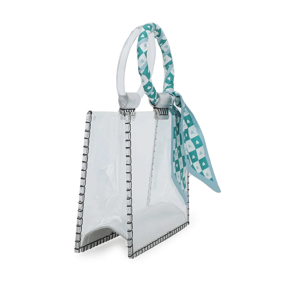 MINI MOLLY - SCARF WHITE GREEN