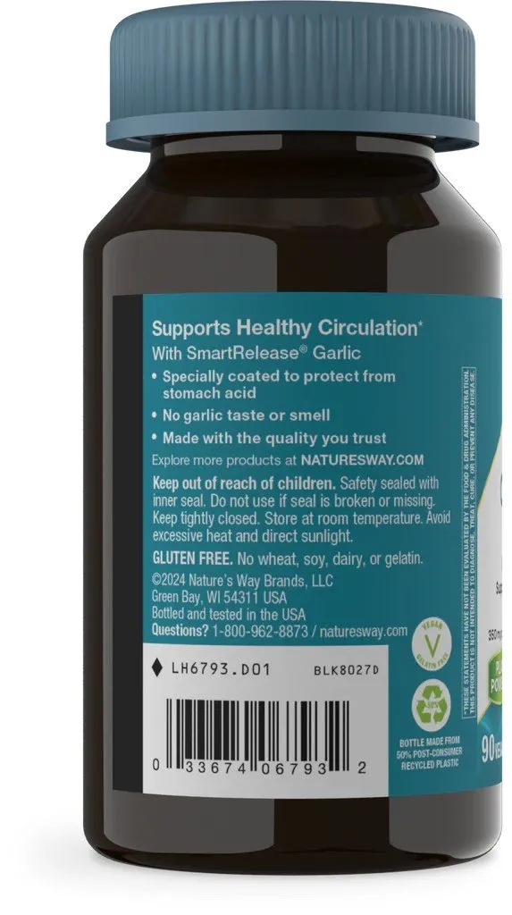 Nature's Way Garlicin Cardio 180 Vegan Tablet