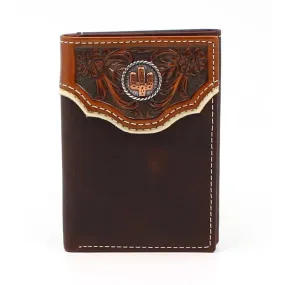 Nocona Cactus Concho - Men's Tri-Fold Wallet