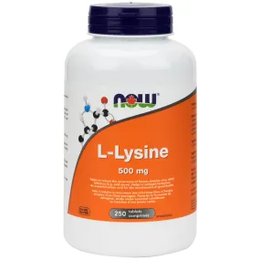 NOW L-Lysine 500mg 250 Tabs