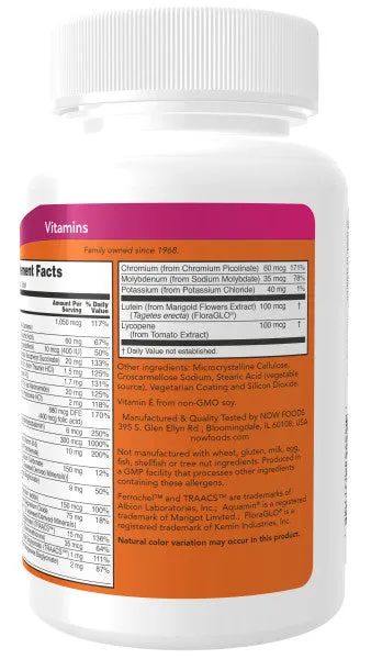 Now Multi-Vitamins Daily Vits Tablets 100ct
