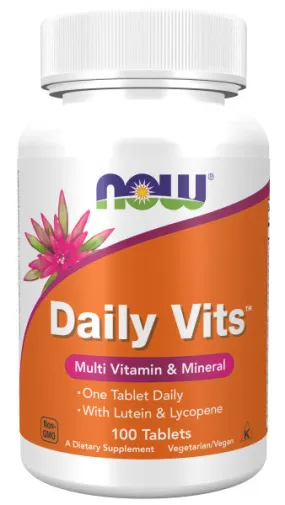 Now Multi-Vitamins Daily Vits Tablets 100ct