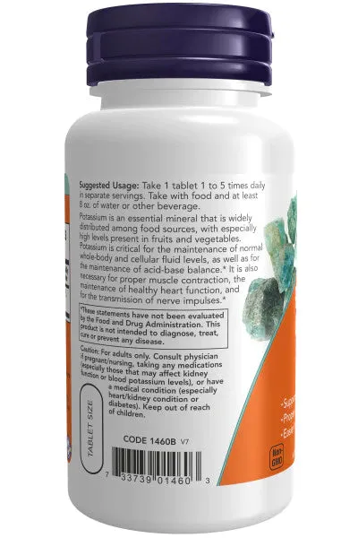 Now Potassium Gluconate Tablets 100ct