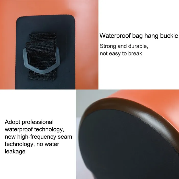 Outdoor Waterproof Single Shoulder Dry Bag Dry Sack PVC Barrel Bag, Capacity: 5L (Yellow)