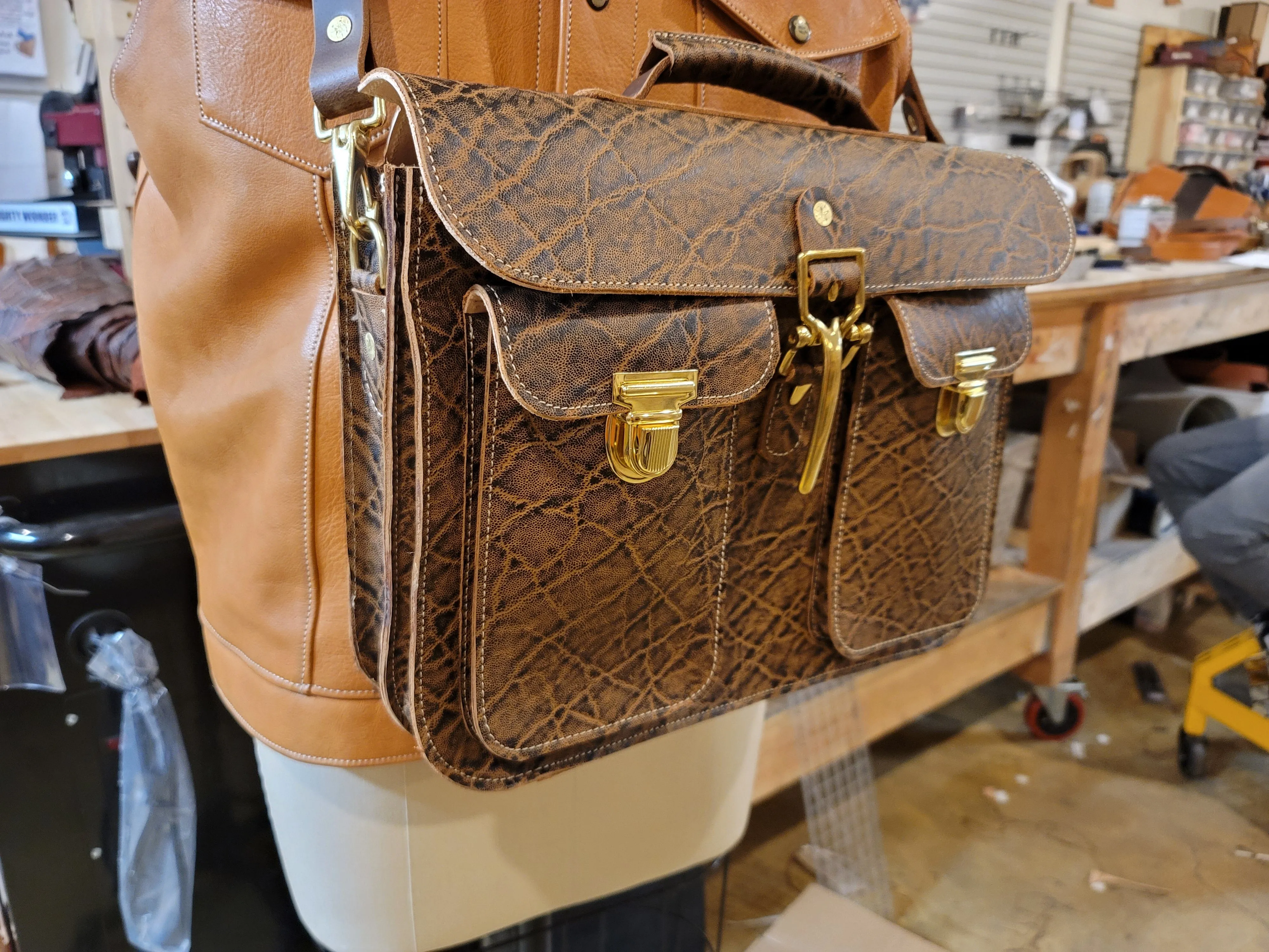 Paper Pattern for the Soft Sided Briefcase