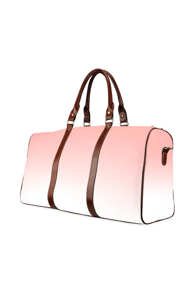 Peach Ombre/Gradient Waterproof Travel Bag/Small