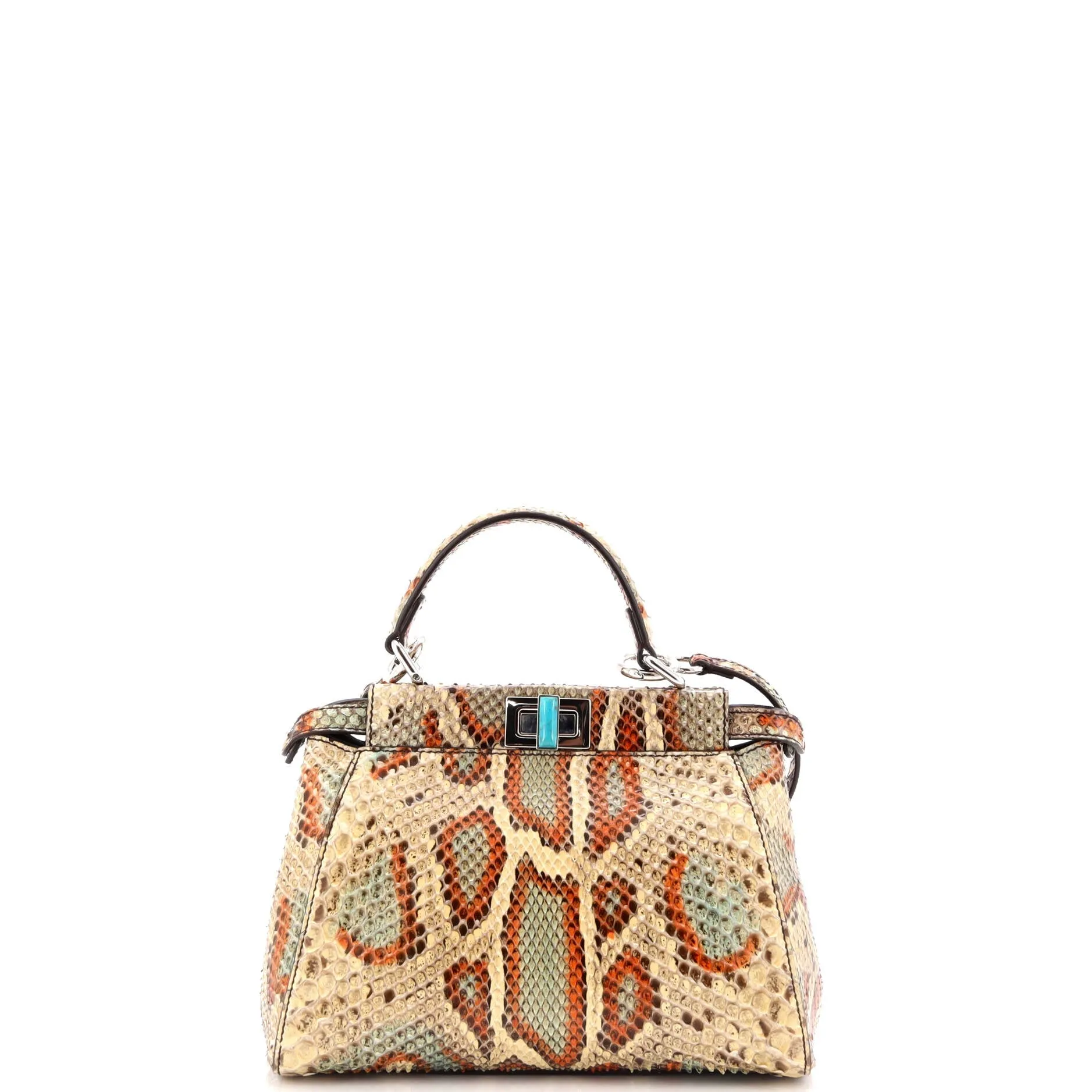 Peekaboo Bag Python Mini