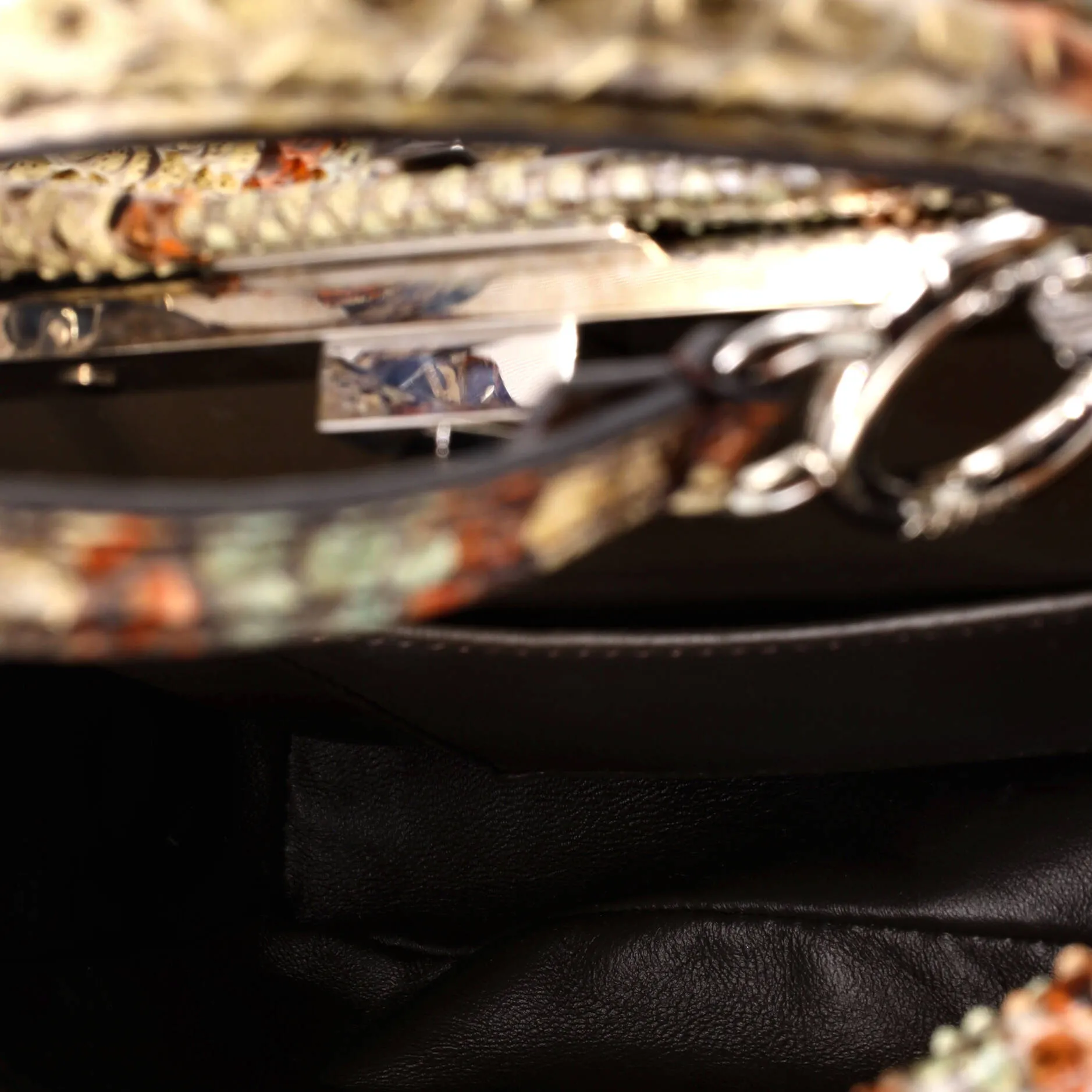 Peekaboo Bag Python Mini