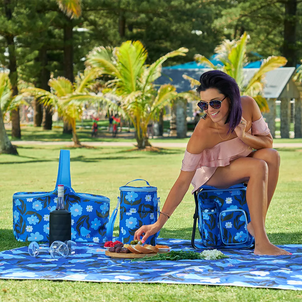 Picnic Cooler Chair - Nocturnal Blooms