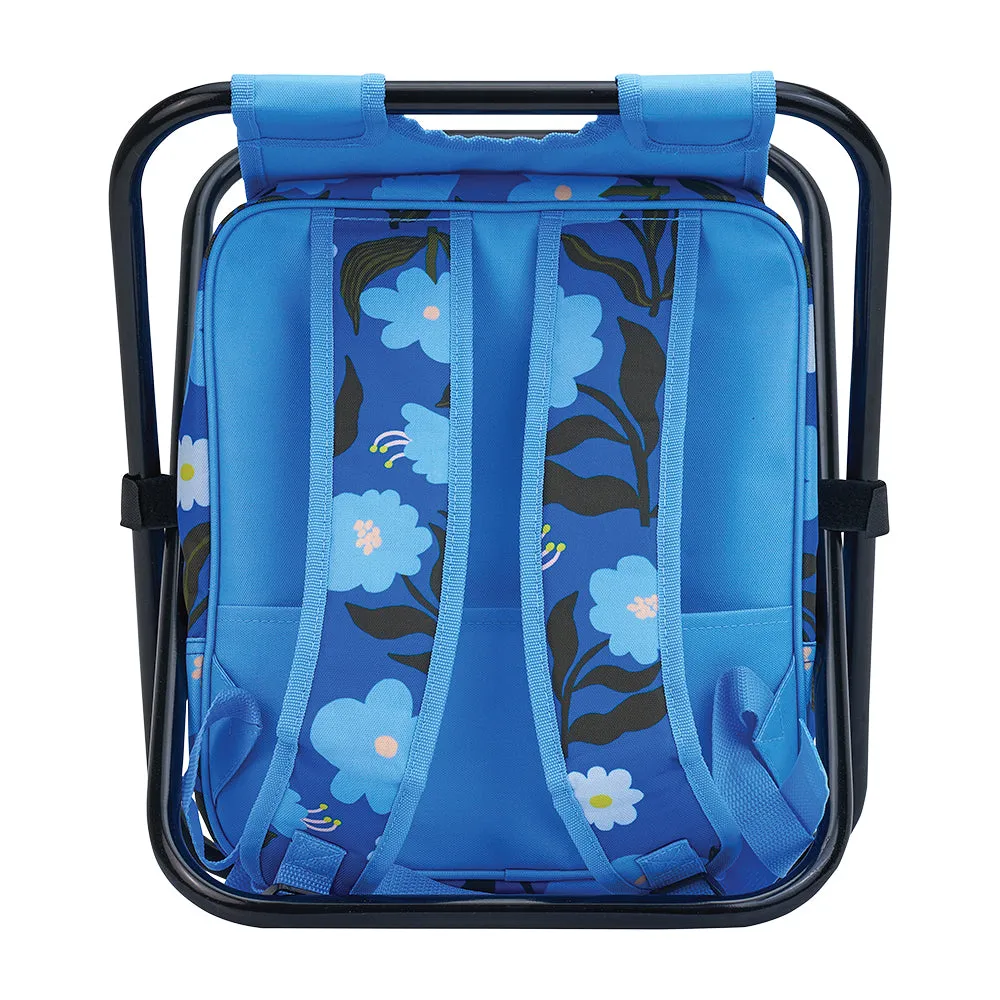 Picnic Cooler Chair - Nocturnal Blooms