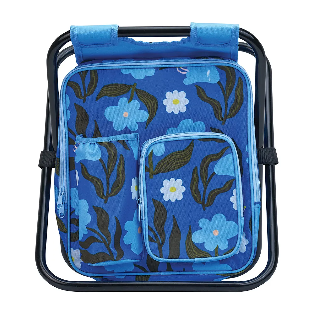Picnic Cooler Chair - Nocturnal Blooms