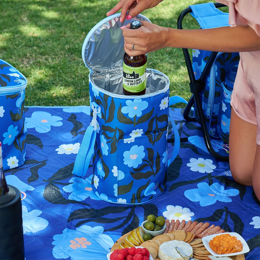 Picnic Cooler Chair - Nocturnal Blooms