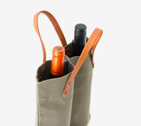 Pieter de Jager – Wine Bag – Olive Green