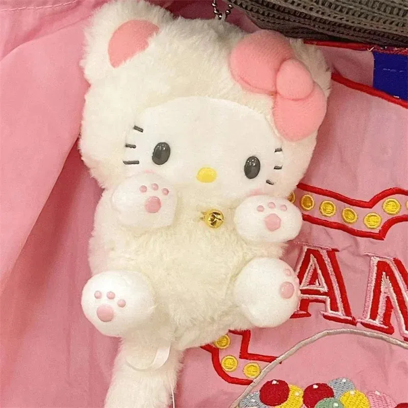 Pink Kitty Claws Plush Doll Keychain - Lovesickdoe