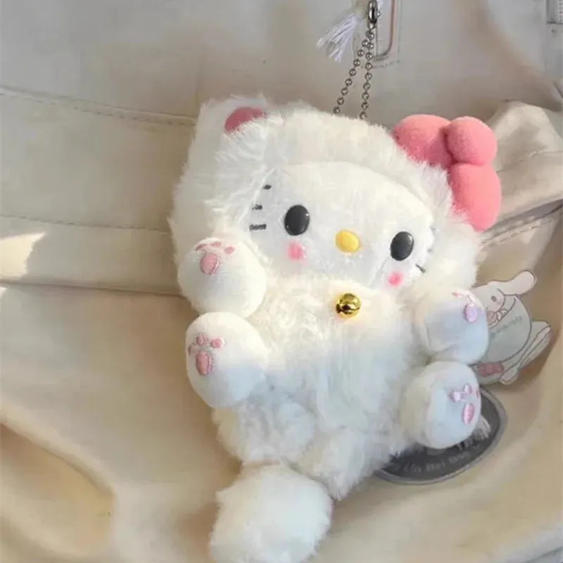 Pink Kitty Claws Plush Doll Keychain - Lovesickdoe