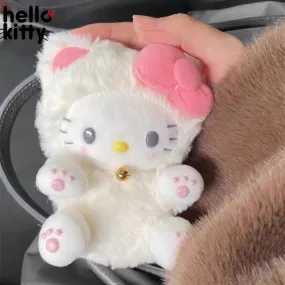 Pink Kitty Claws Plush Doll Keychain - Lovesickdoe