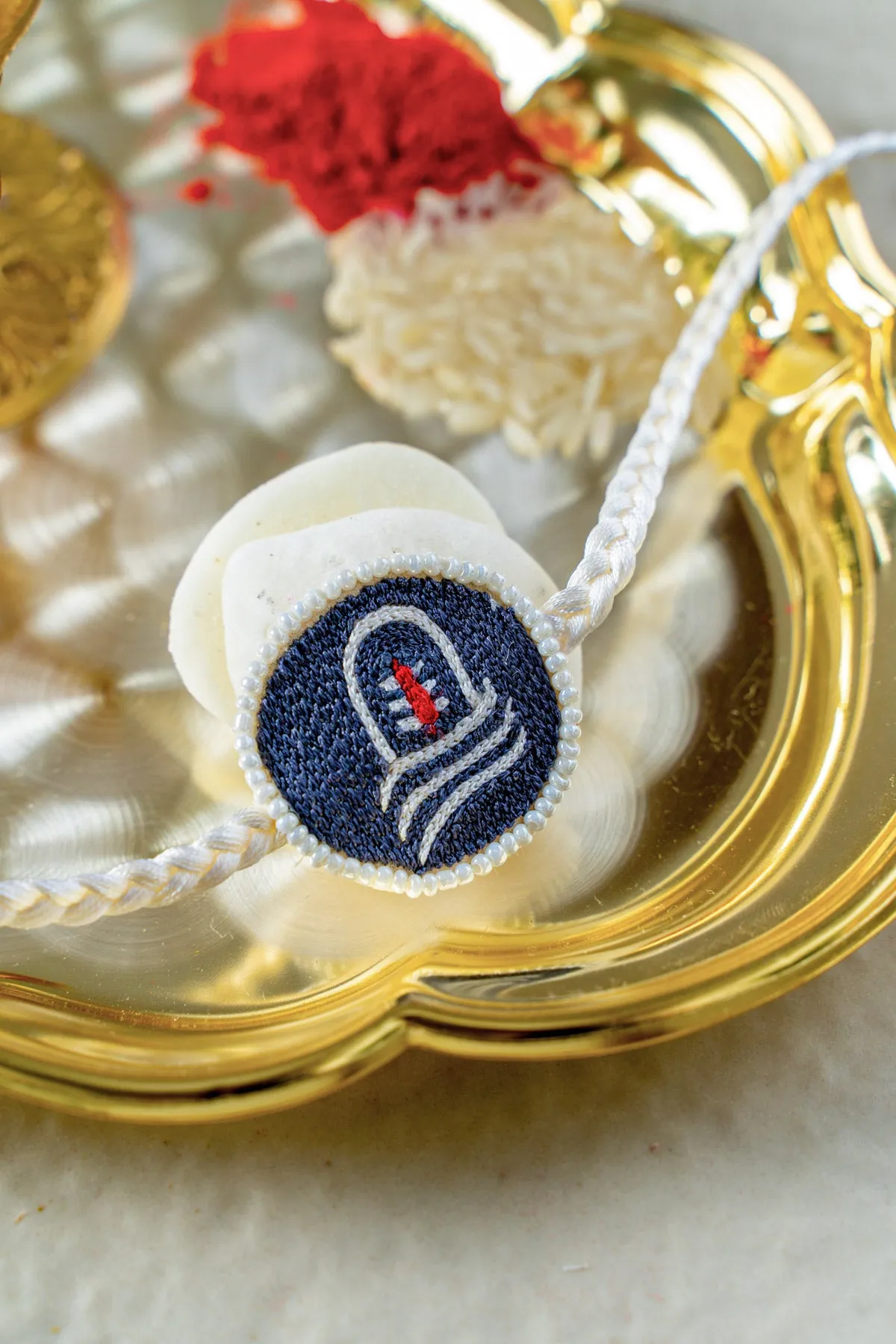 Shivashakti Embroidered Rakhi