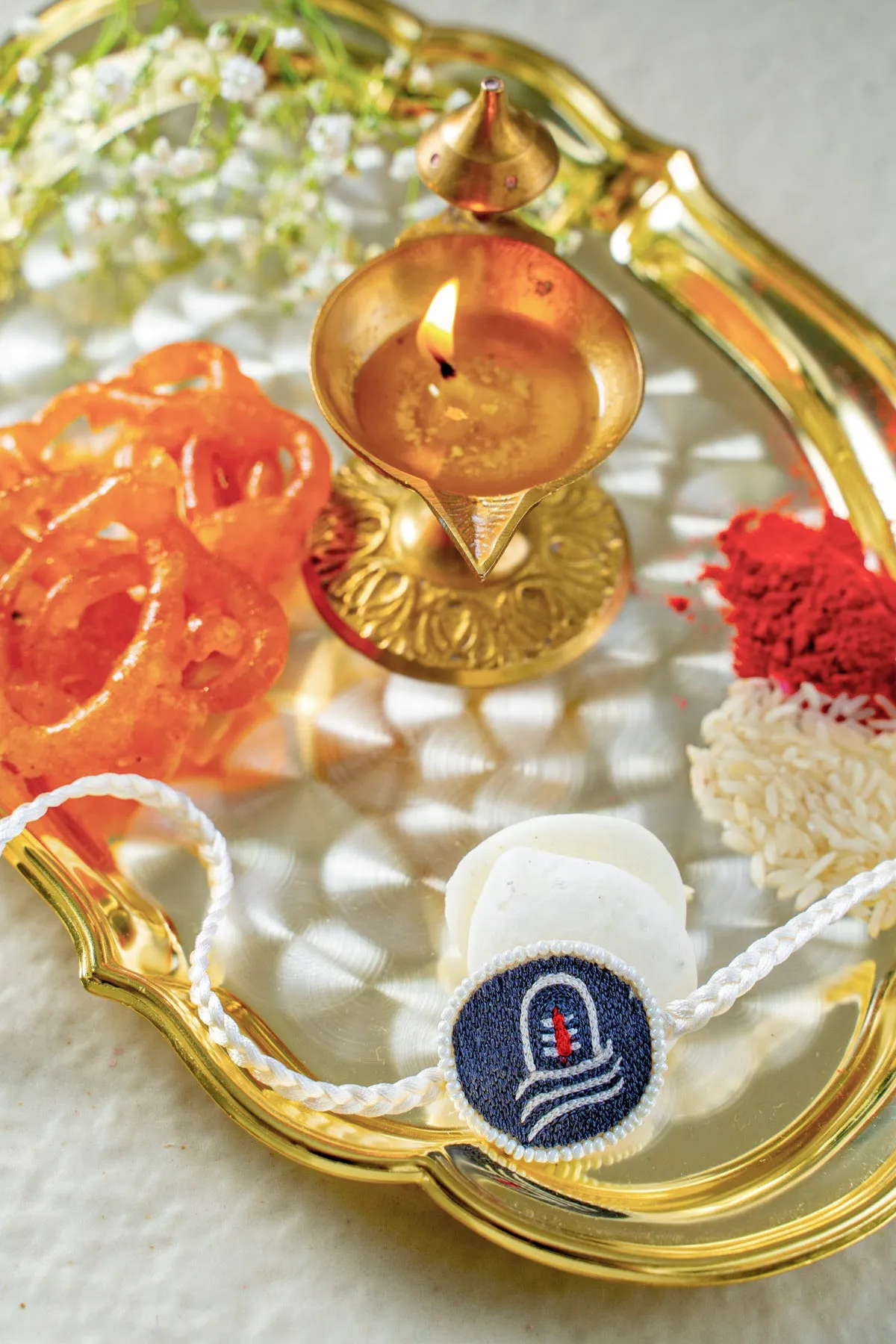 Shivashakti Embroidered Rakhi
