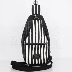 Sling Bag - B&W Stripes