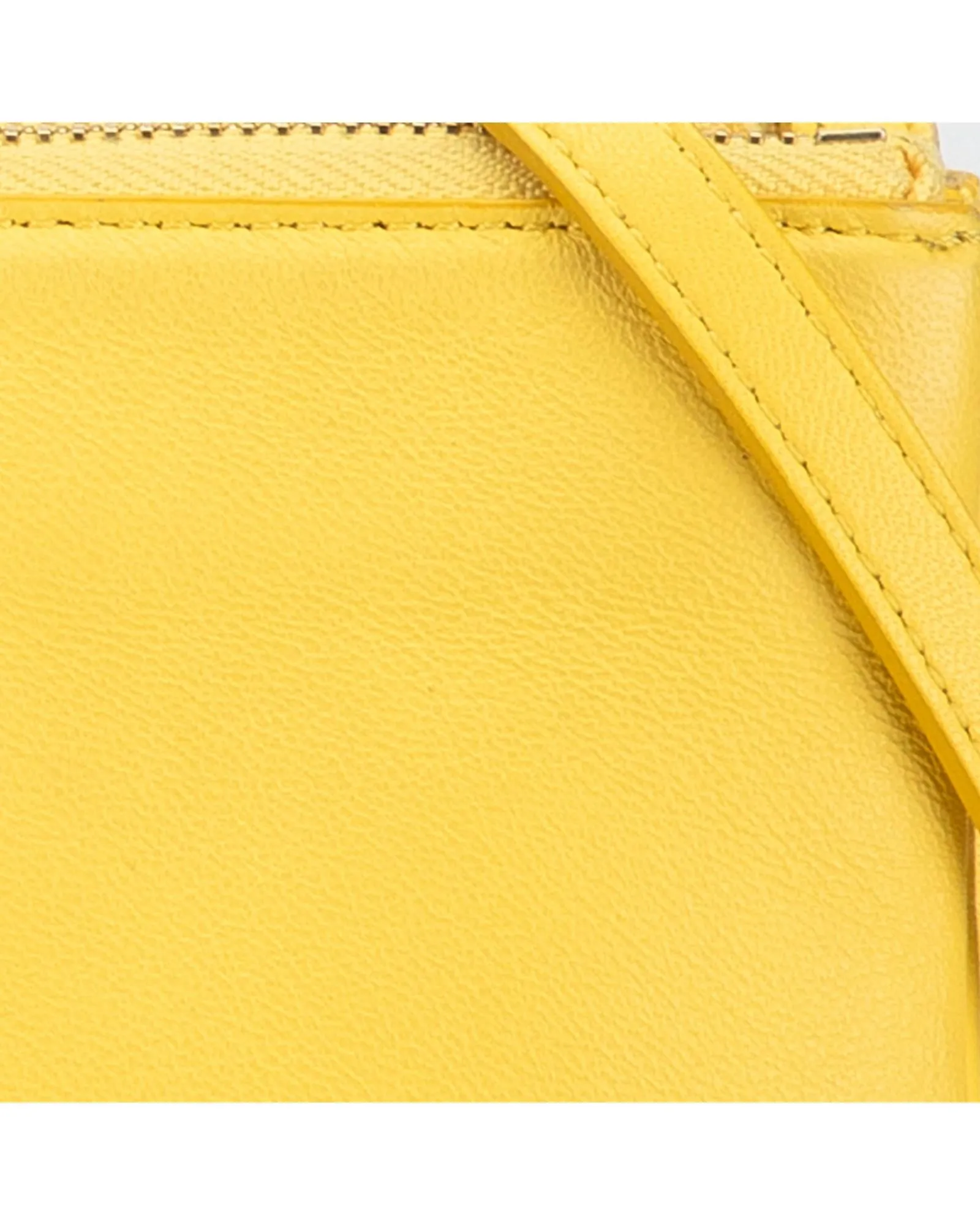 Small Leather Trio Crossbody Bag with Multiple Compartments