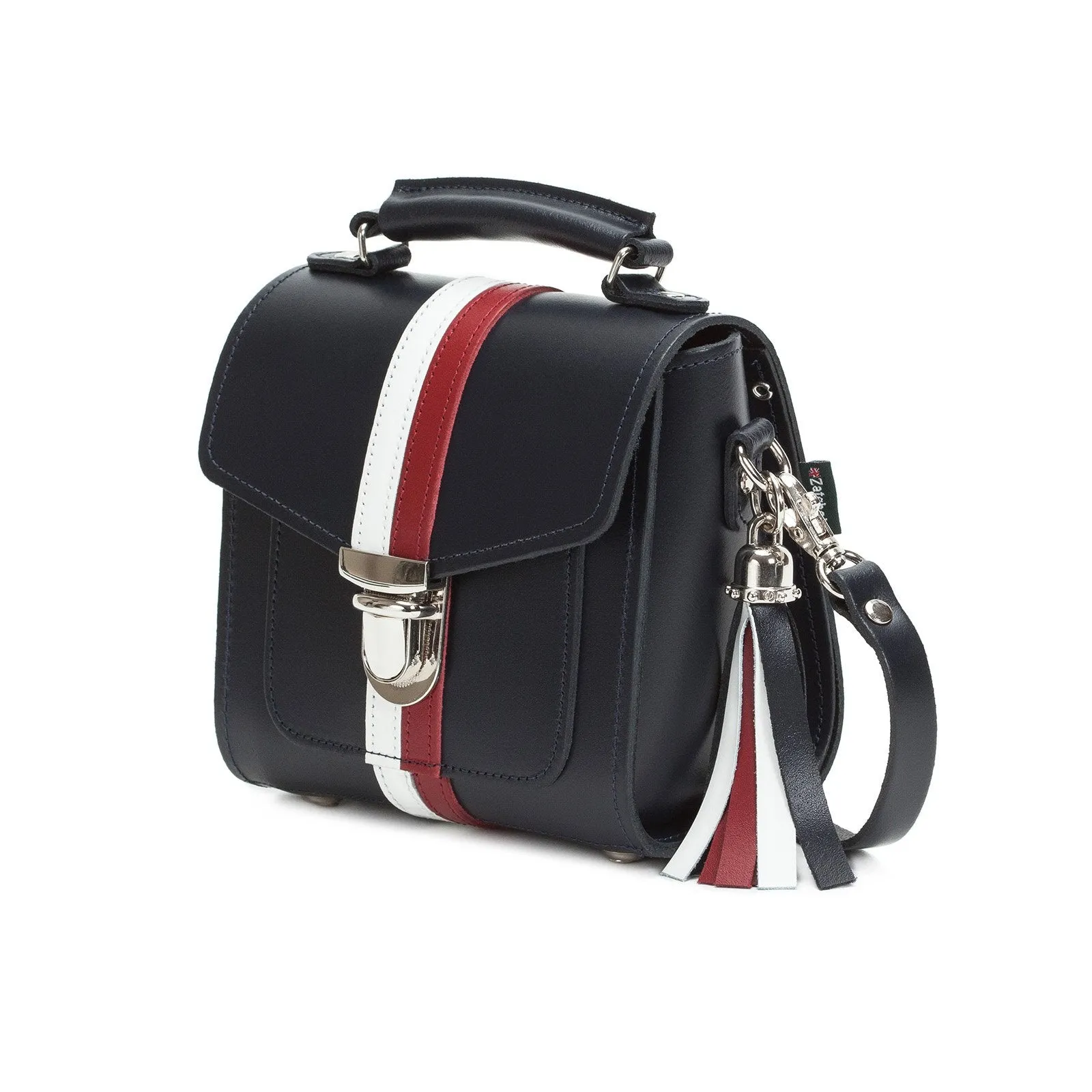 The Euro - Handmade Leather Sugarcube Handbag, British Edit