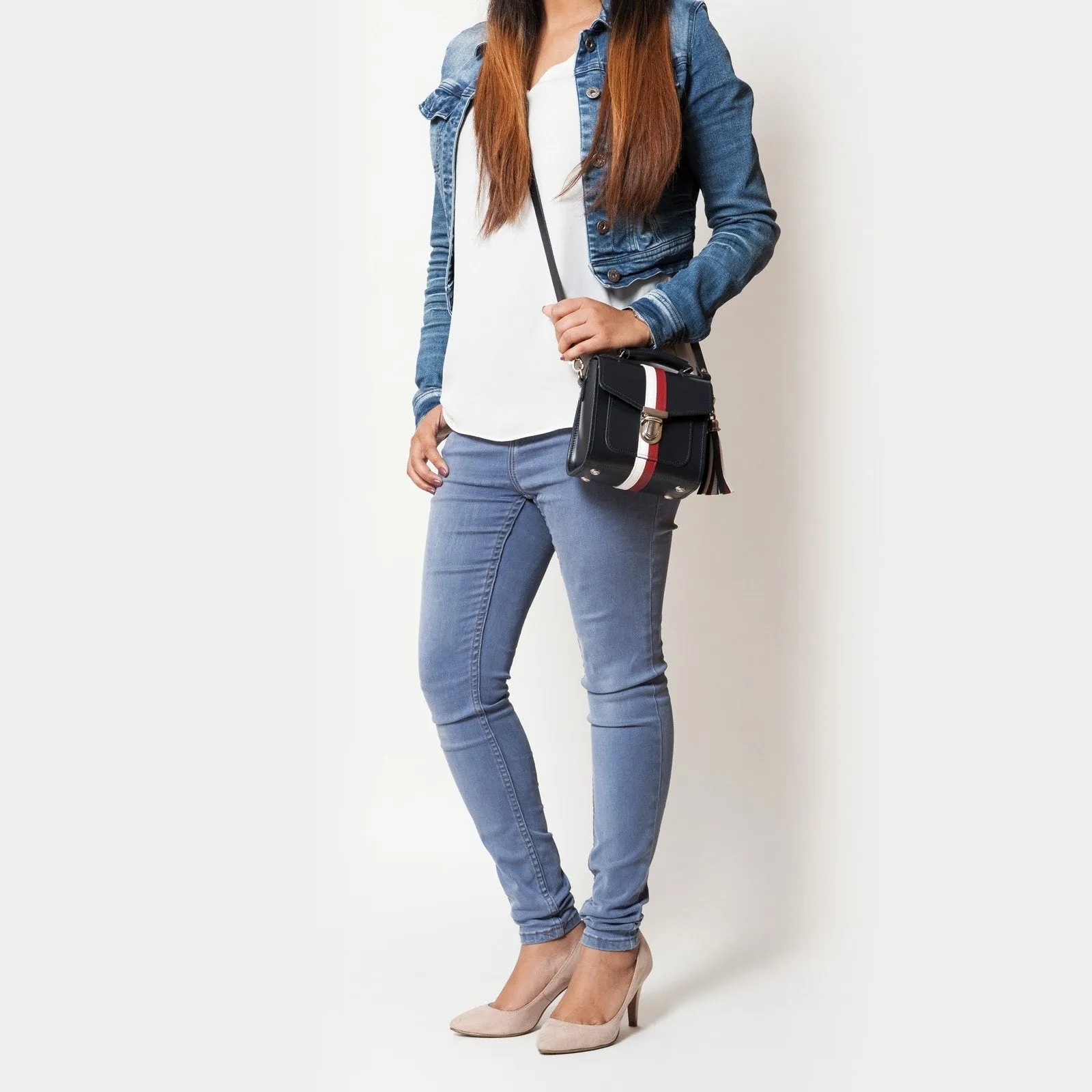 The Euro - Handmade Leather Sugarcube Handbag, British Edit
