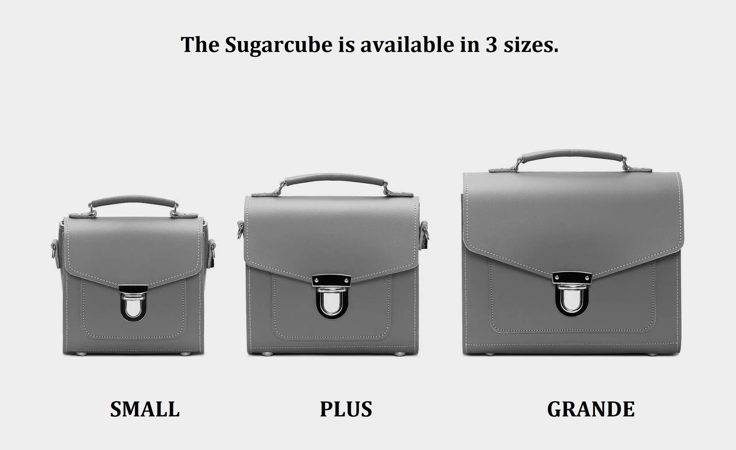 The Euro - Handmade Leather Sugarcube Handbag, British Edit