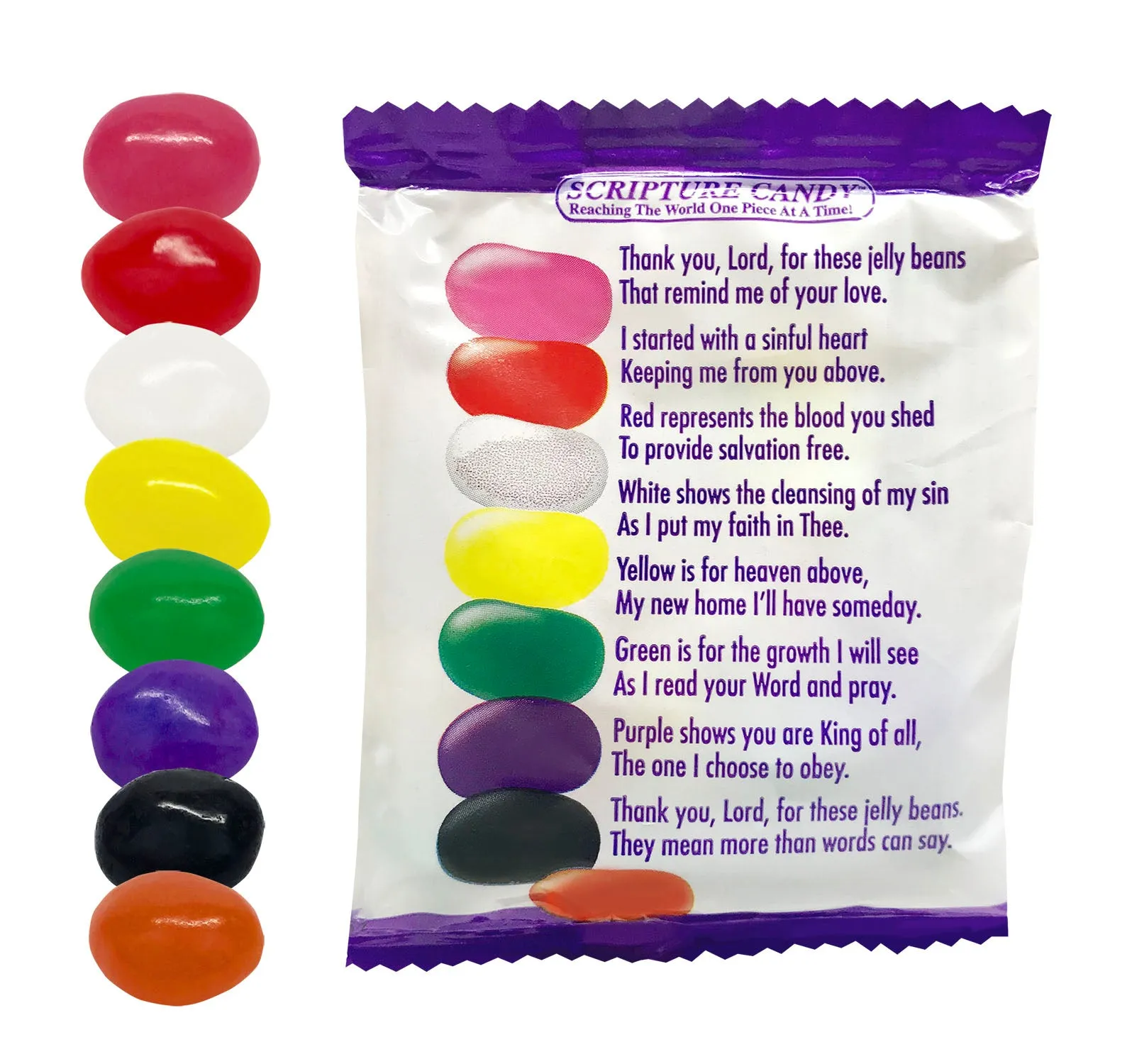 The Jelly Bean Prayer Spring Themed Bag, 15 Count
