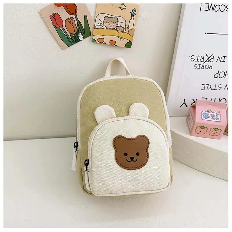 TSB79 Cool Backpacks For Children's Girls and Boys - Cartoon Bear Bunny Pattern