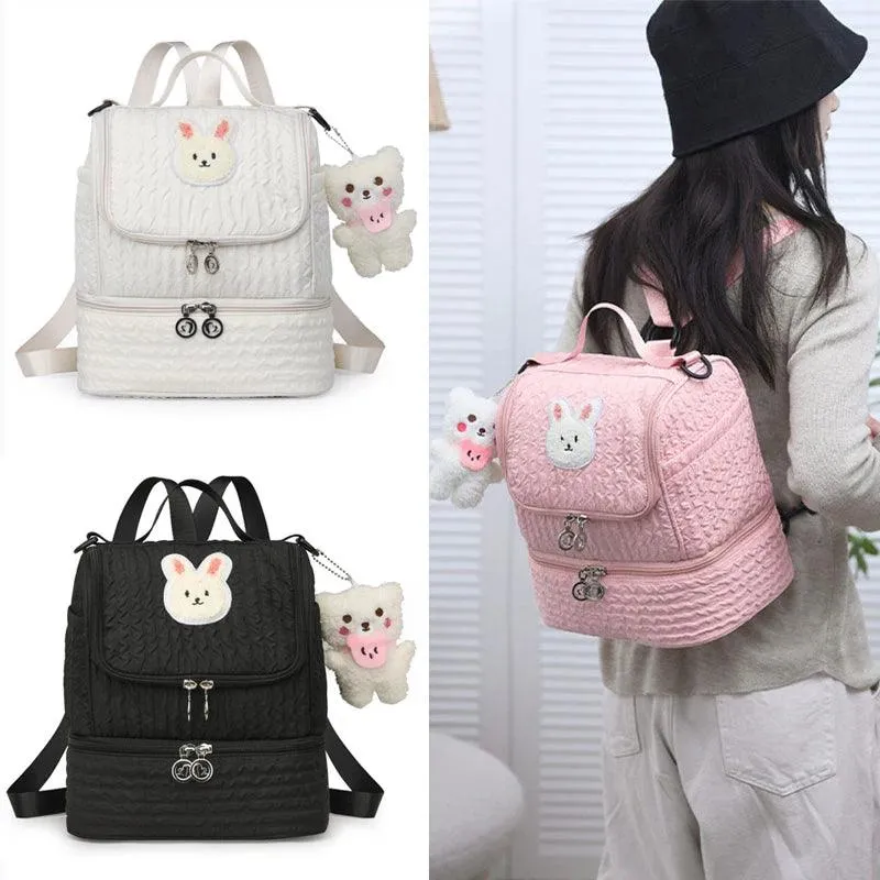 TSB85 Cool Backpacks For Children's Girls - Diaper Bags - Bunny Pattern