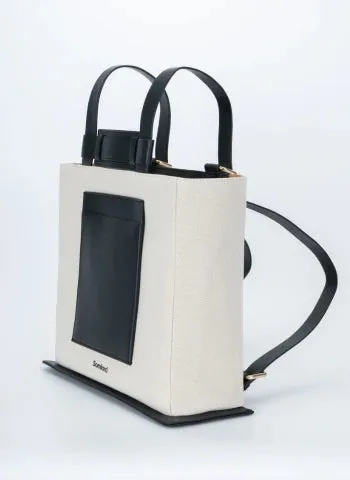 Urban Hybrid Canvas Structured Tote Backpack